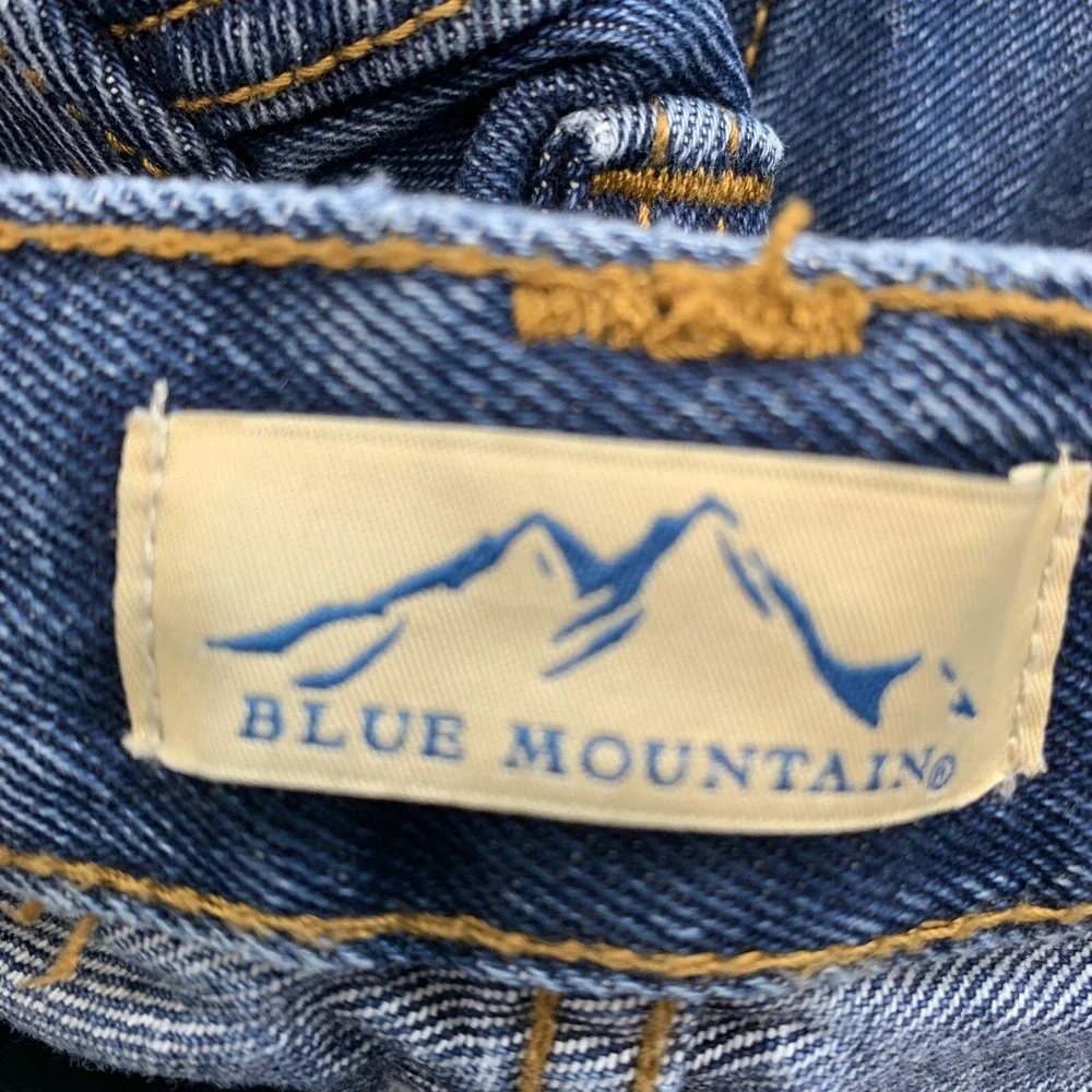 Blue Mountain‎ Y2K Carpenter Jeans Men 42 Straight 100% Cotton Heavy Inseam 28